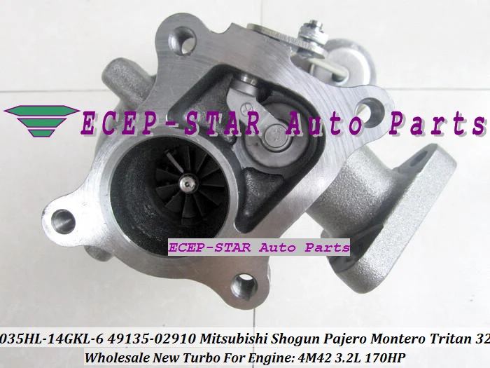 TF035HL-14GK2-6 TF035 49135-02910 Turbo Turbine Turbocharger For Mitsubishi SHOGUN PAJERO MONTERO 3.2L 4M42 TRITAN 3200 170HP (1)