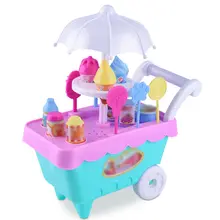 Сладкое мороженое конфеты тележка магазин для детей ролевая игра игрушечные лошадки подарок 3Y abov