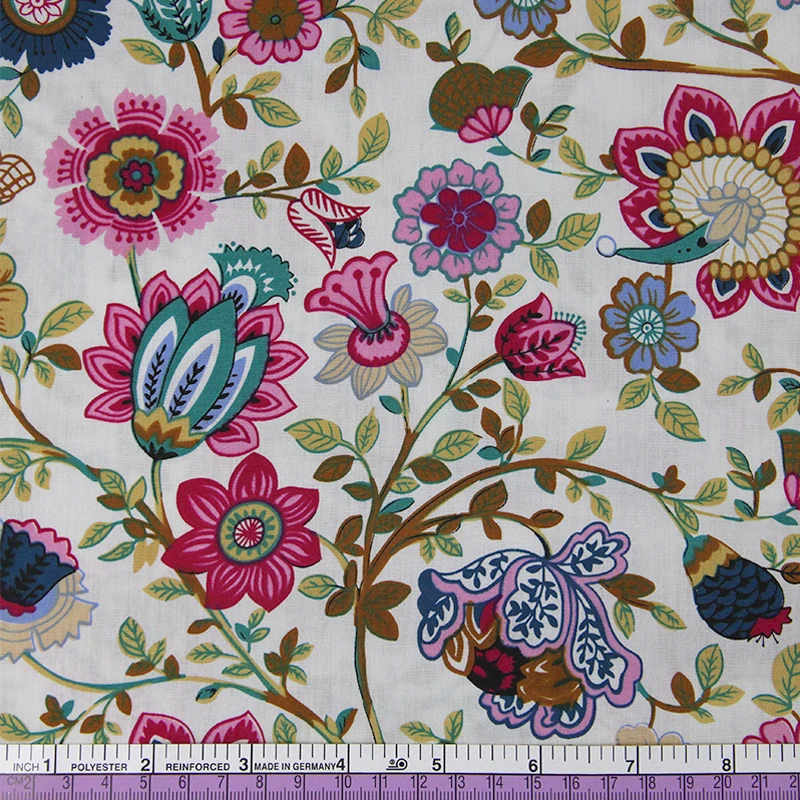 David accessories 43255 50*147 см 100% хлопчатобумажная цветочная ткань для тканей детское