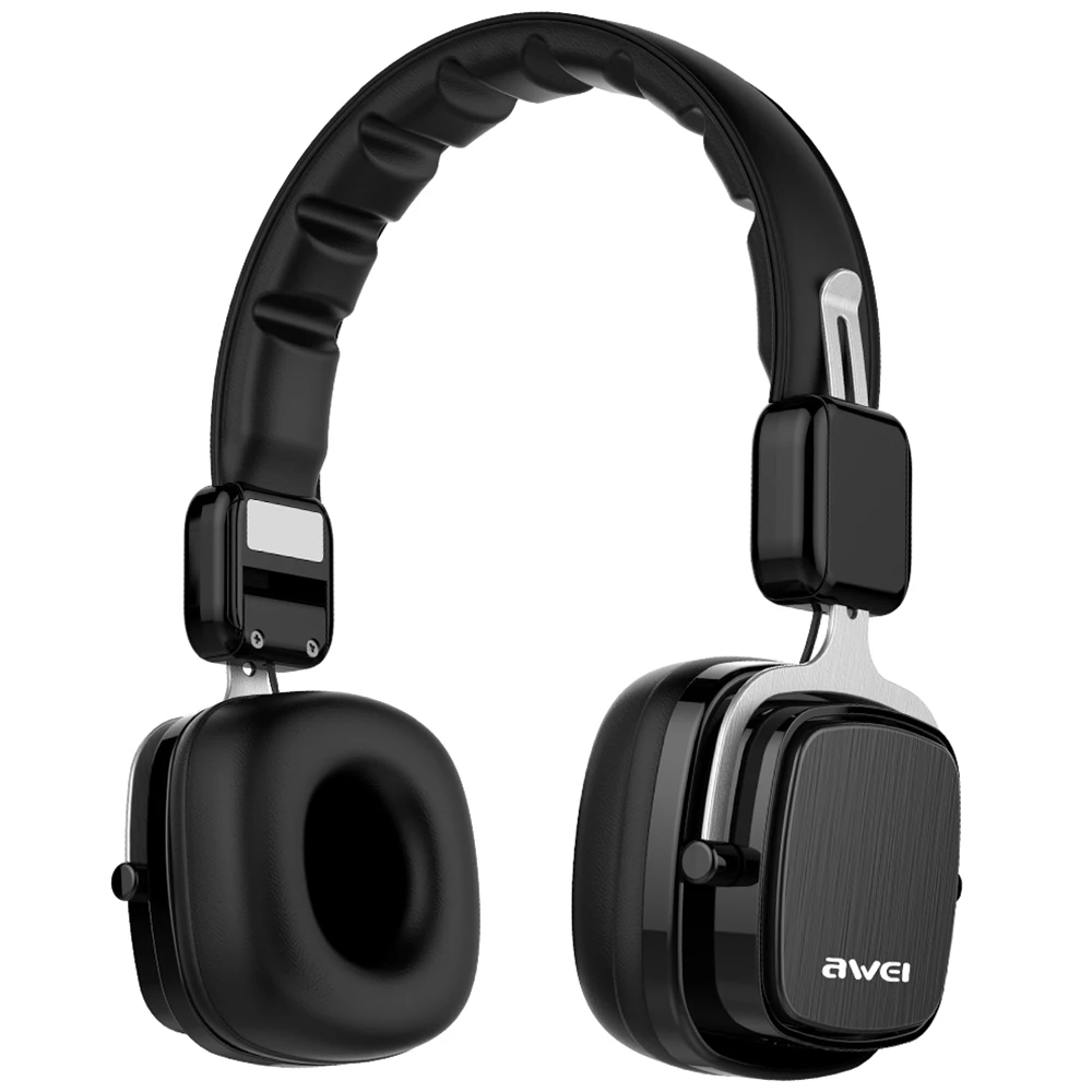 

Awei A750BL ANC Noise Reduction Bluetooth Headset Wireless HiFi Headphone 2 Channels Stereo Foldable Headband For Sport With Mic