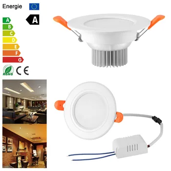 

LED Downlight 3W 7W Warm White Cold Recessed LED Lamp Spot Light AC85-265V