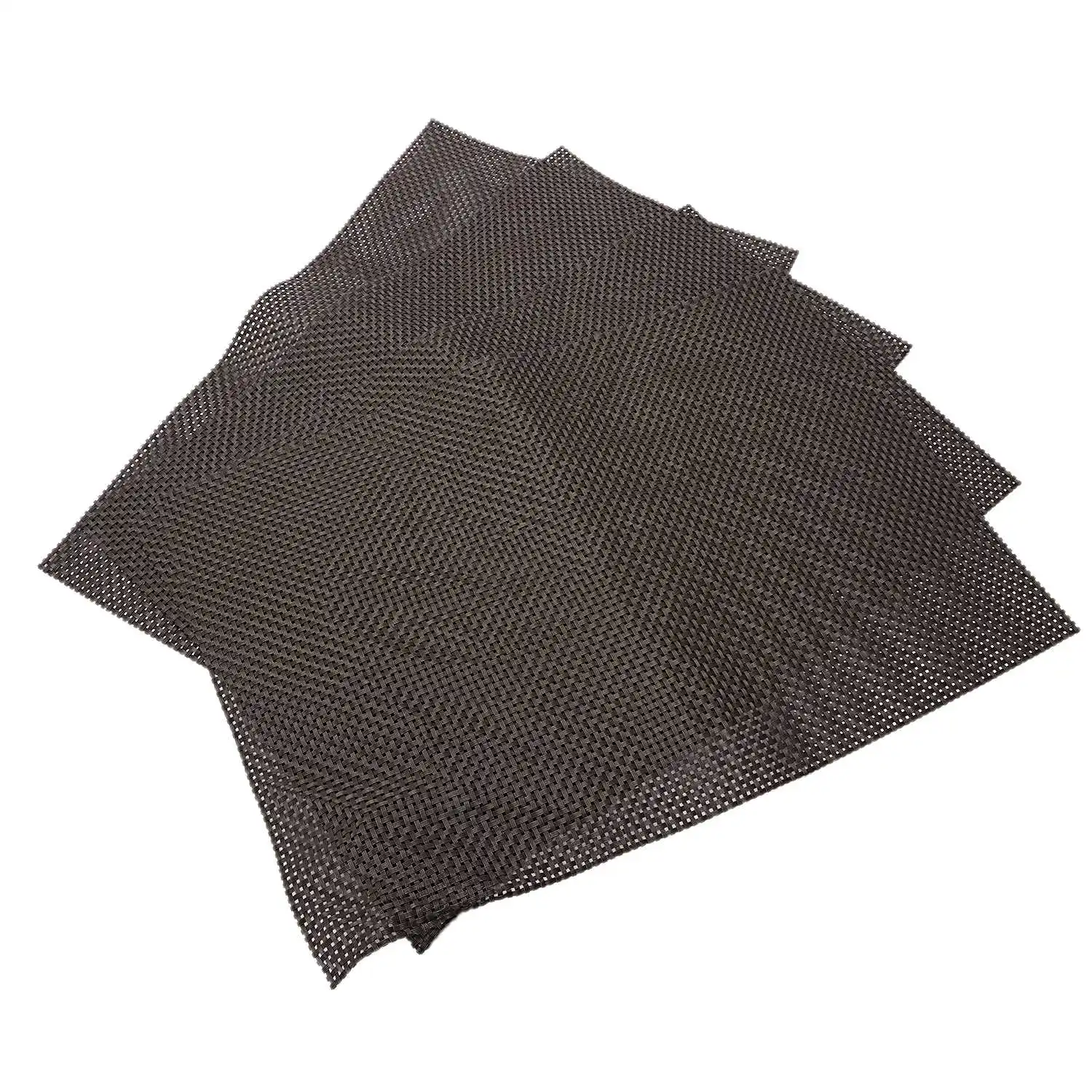 جديد-4 Pcs/الكثير نسج تحديد الموقع الأزياء البلاستيكية طاولة طعام حصيرة منصات القرص عاء سادة الوقايات طاولة مقاومة للمياه القماش سادة زلة Resistan جديد-4 Pcs/الكثير نسج تحديد الموقع الأزياء البلاستيكية طاولة طعام حصيرة منصات القرص عاء سادة الوقايات طاولة مقاومة للمياه القماش سادة زلة Resistan