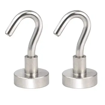 

Magnetic Hooks - Holds Up To 500g - Strong Magnets - 2 pcs