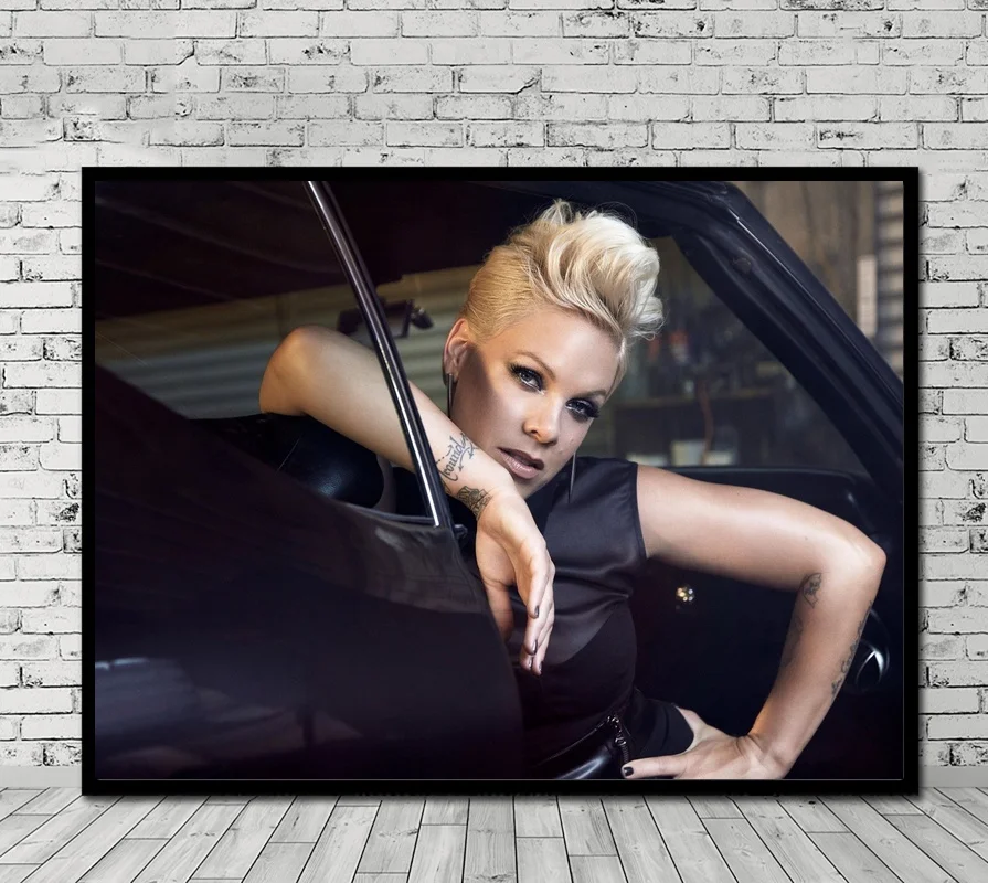 Alecia Beth Moore P!nk (розовый) искусственная живопись на холсте Печать стене домашний