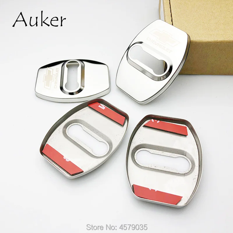

Door Lock Cover Caps Protect Stainless Steel For Chevrolet Trax Equinox Cavalier Cruze Malibu All Vehicles Car-styling