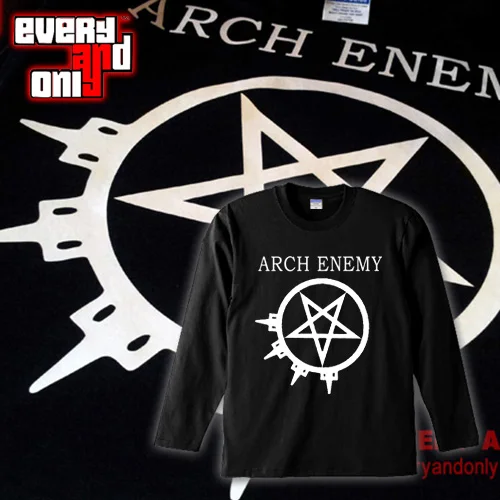 Arch Enemy Melodic дэт метал группа пентаграмма печать футболка логотип звезда толстовки