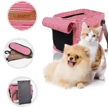 Breathable Pet Dog Carrier Canvas Casual Carrying Bag for Dog Cat Animals Portable Travel Shoulder Bags for Pet Carrier