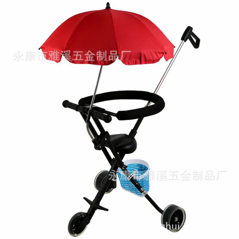 Спальный ребенок артефакт детская коляска детская простая Складная Лампа для трицикла портативный ремень