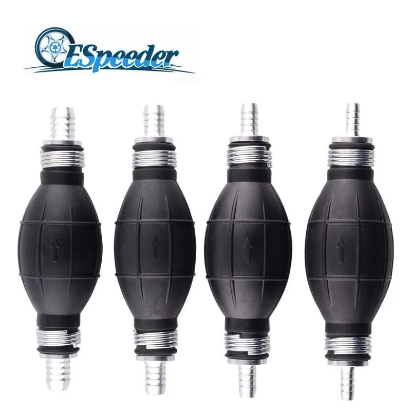 

ESPEEDER 6mm 8mm 10mm 12mm Fuel Pump Line Hand Primer Bulb Gas Petrol Rubber All Fuels Length Used For Car Boat Marine Outboard