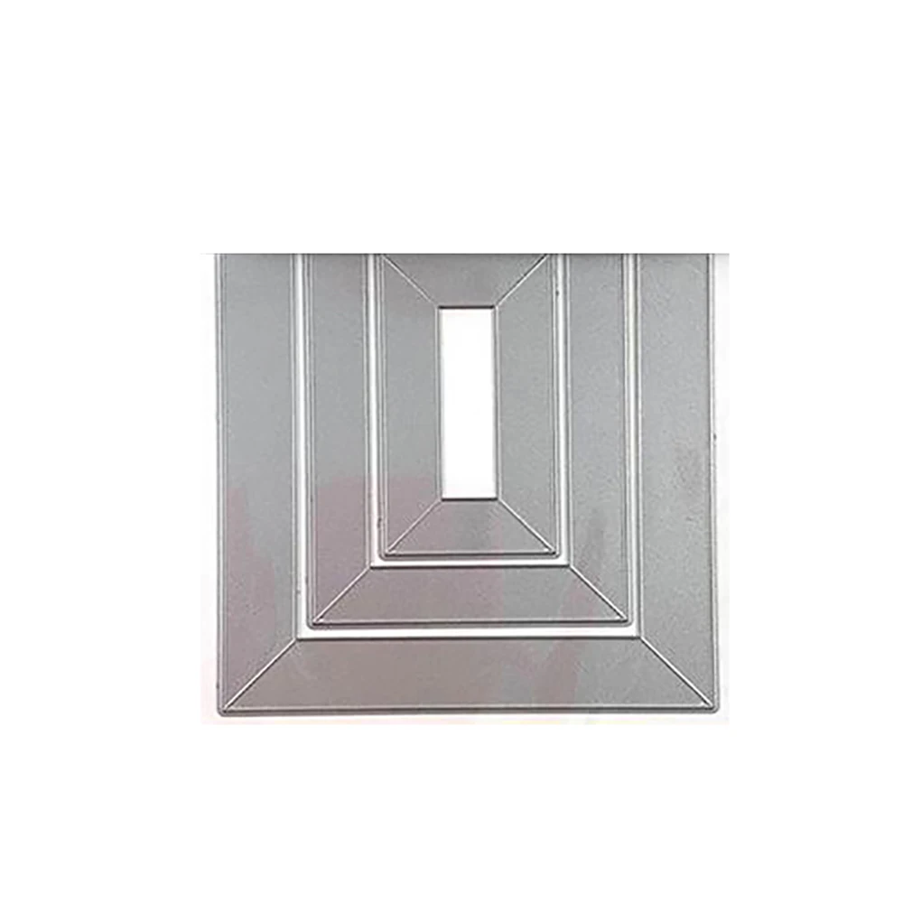 

Retcangle Box 102*126mm Die Punch 2019 New Metal Cutting Craft Die 3D Scrapbook Photo Frames DIY Scrapbooking Gift Cards Making