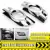 2 pz/set Chrome Anteriore Della Luce di Nebbia Coperture Trim Per Mercedes-Benz ML Class W164 2008 2009 2010 2011 OEM 1648800824,1648800724
