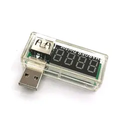 Цифровой USB мобильное зарядное устройство Ток Напряжение метр тестер Mini USB зарядное устройство Доктор Вольтметр Амперметр