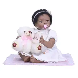 55 см NPK Reborn Baby Doll реалистичные малыша спальный успокаивающий Playmate игрушечные лошадки комплект ручной работы винил моделирование кукла
