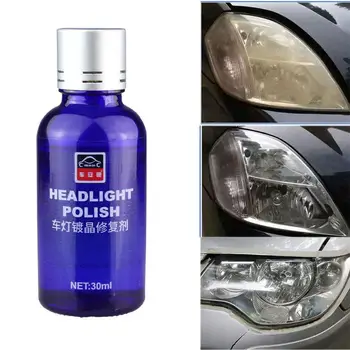 

Professional 30ML 9H Hardness Car Auto Headlight Repair Agent Coating Repair Set Liquid Scratches Oxidation Polishing Coat