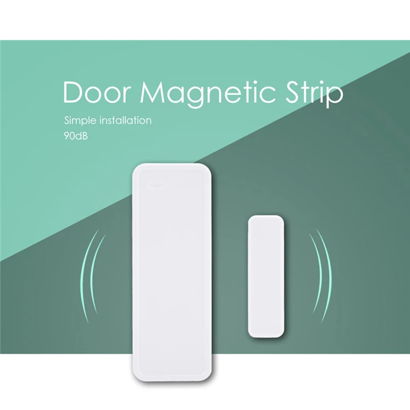 

433MHz Wireless Window Door Wireless Sensor Magnetic Strip Smart Home Work with Golden Security Alarm Home System