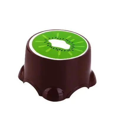 

Small Size Household Children Thick Non-Slip Plastic Fruit Pattern stools are convenient carry and store. Stools