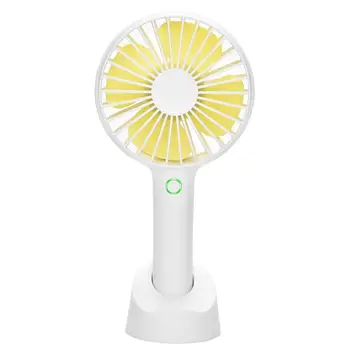 

Hot sale Handheld Portable Fan USB Hand held Personal Fans Rechargeable Battery Powered Hand held Fan with Base 4 Modes for Ho