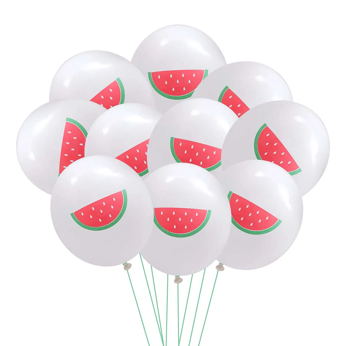 10 шт воздушные шары горячие летние Luau вечерние принадлежности арбуз фрукты круглые латексные вечерние свадебные украшения для дня рождения воздушные шары