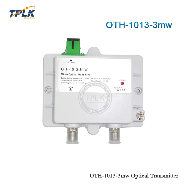 1 шт. высокое качество мини микро оптический передатчик OTH-1013-3mW/OTH-1013-10mW медиаконвертер FTTH 12 В DC 1310nm CATV