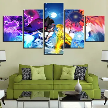 

Frame Modular Pictures HD Prints Canvas Painting 5 Panels Dragon Ball Home Decoration Bedroom Wall Art Artwork Poster FP1022