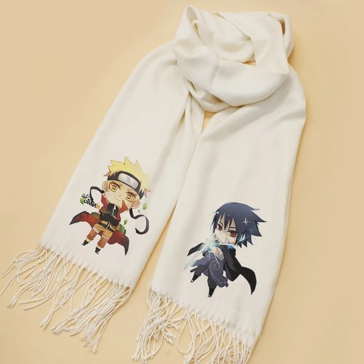 

Anime NARUTO Uzumaki Naruto Uchiha Sasuke Scarves Sakata Gintoki Cosplay Soft Scarf Shawl Scarf Fashion CHRISTMAS Gifts