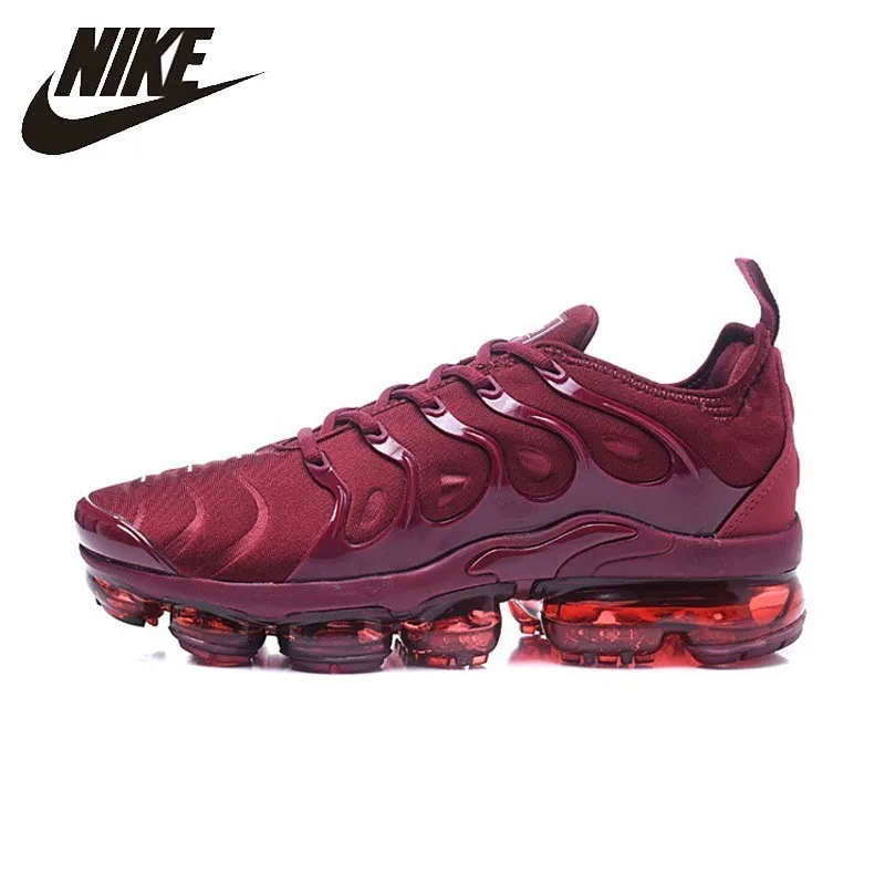 Скидка Кроссовки Nike Air Vapor Max Plus Для мужчин, кроссовки, дышащие, не скользят, кроссовки на воздушной подушке спорт на открытом воздухе спортивная обу...