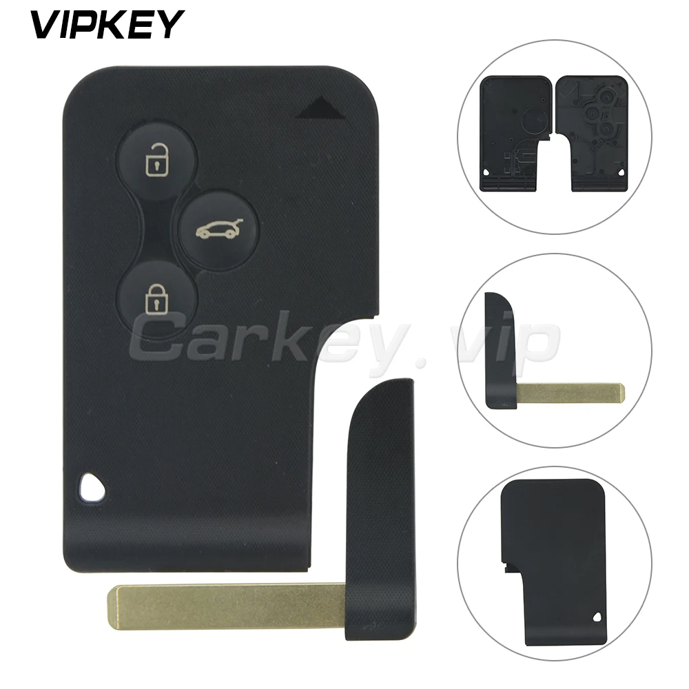 Чехол для ключей Remotekey Smart Card Renault Clio Logan Megane 2 3 Koleos Scenic чехол кнопки с маленьким