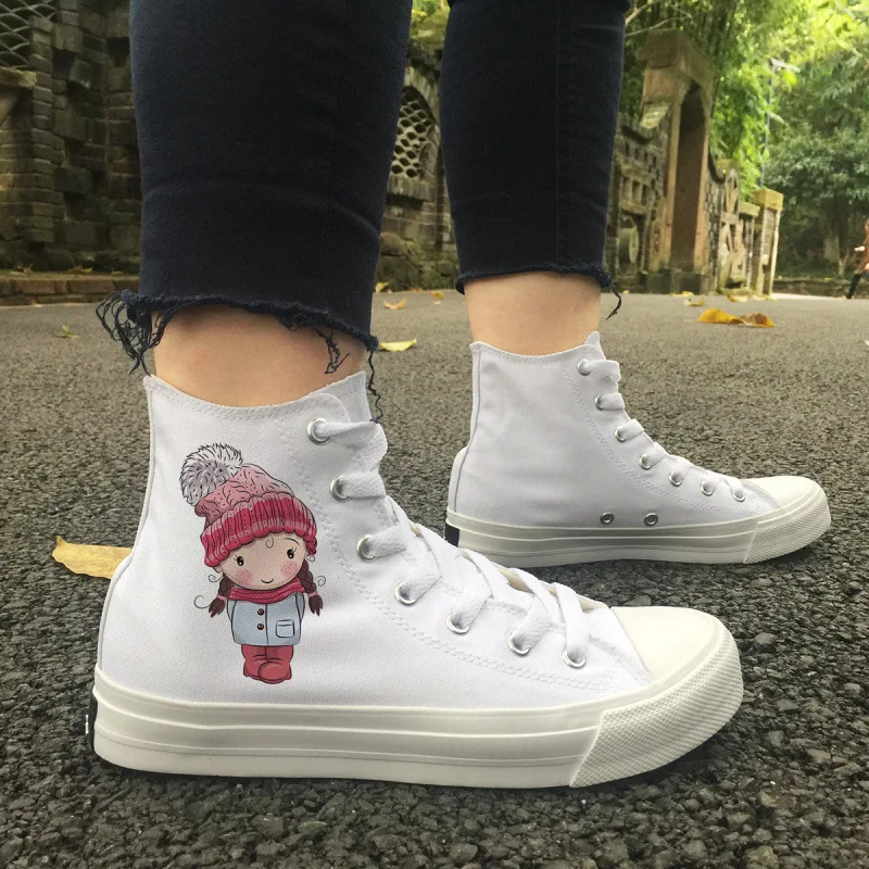 

Time Shoes Precious Bao Meng Soft Velvet Villus Line Cap Lovers Student Canvas-MLZ