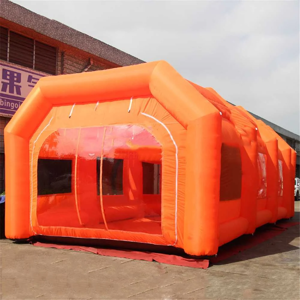 

6*3*2.5 Meter Inflatable Garages Teepee For Cars Sale, Tent For Kids Game House, Inflatable Tent Paint Spray Booth Used For Sale