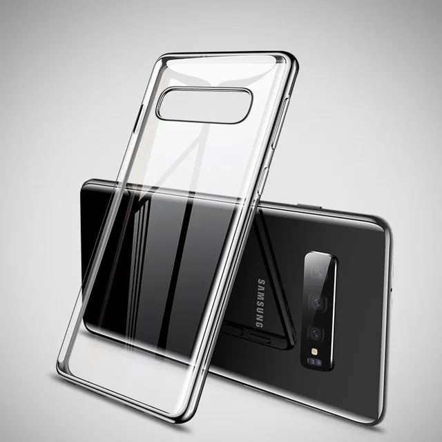 Прозрачный чехол Cafele с покрытием для Samsung Galaxy S10 Plus Lite мягкий тонкий силиконовый