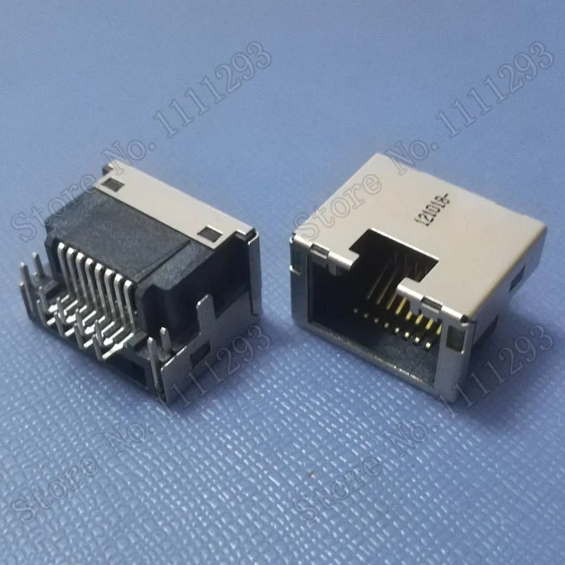 10 шт./лот Разъем Lan RJ45 разъем со светодиодом для Acer HP Lenovo и т. д. порт | Обустройство