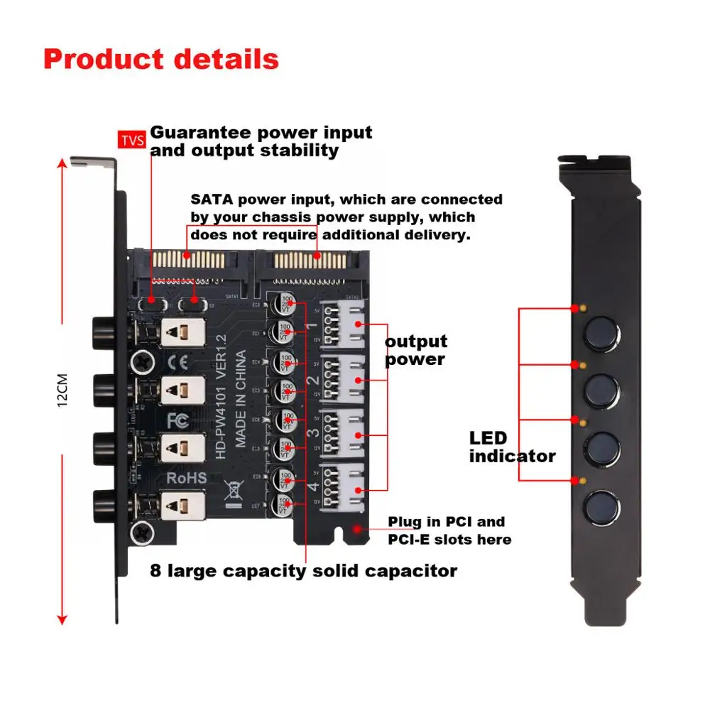  Festplatte Netzschalter für 25/35 zoll SATA HDD/SSD. SATA Schalter HDD Power Schalter Festplatte Se