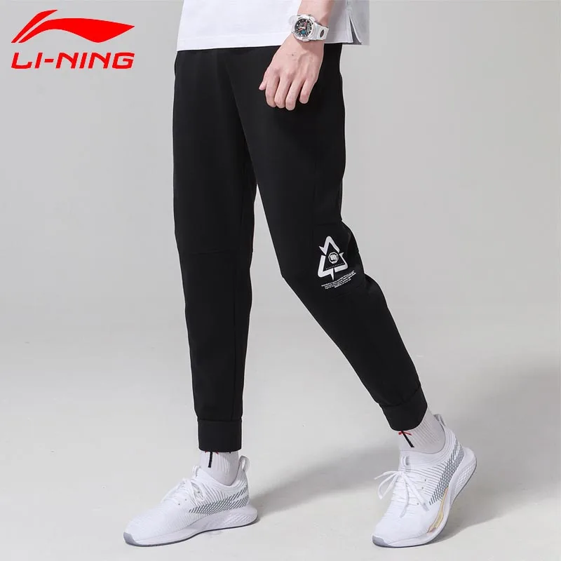 Li Ning мужские баскетбольные спортивные штаны BAD FIVE 82% хлопок 18% полиэстер подкладка