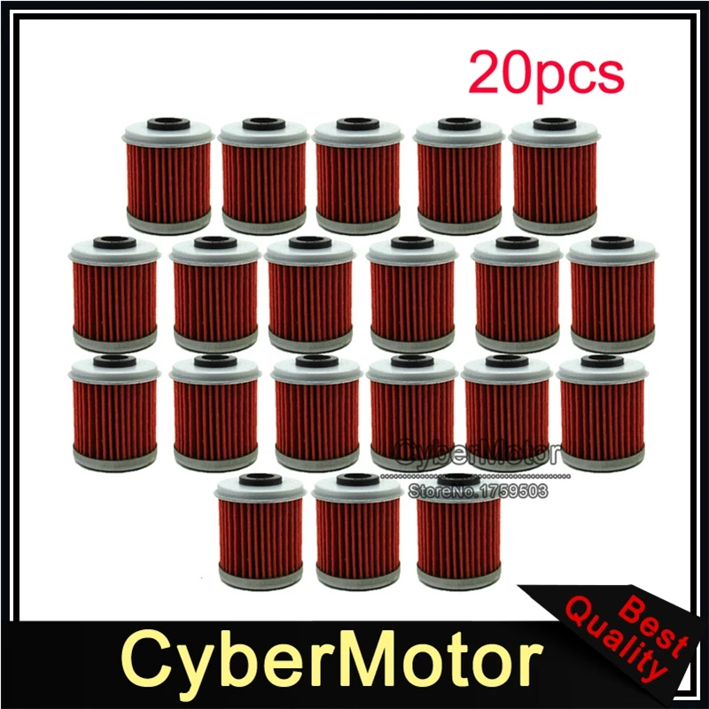 20x Oil Filter For Honda Dit Bike Motor HUSQVARNA CRF150R CRF250R