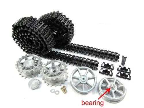 

US Stock MT011 Mato 1/16 Scale Henglong Panzer IV F RC Tank Metal Tracks Wheels