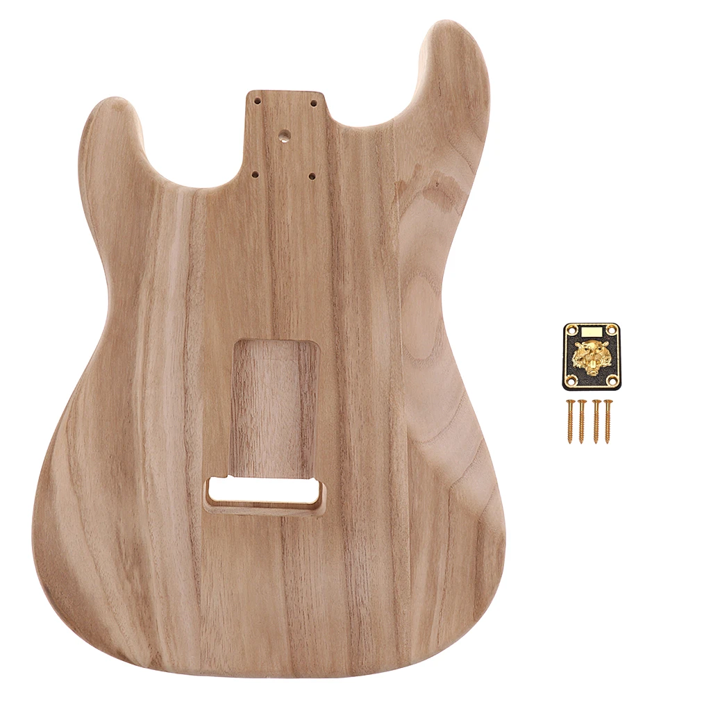 Деревянный корпус электрогитары с шеей для Fender ST|Детали и аксессуары гитар| |