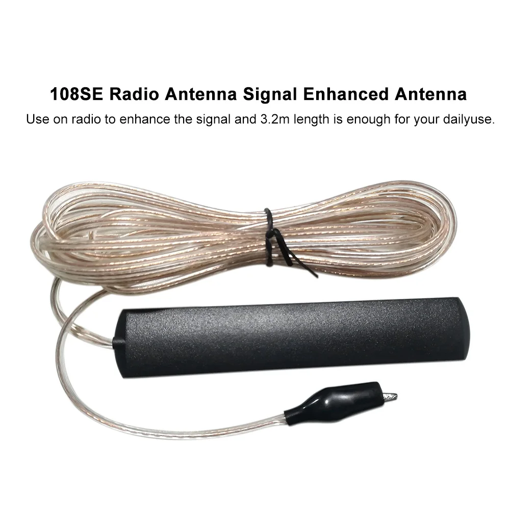 108SE радио антенна радио усилитель сигнала радио антенна 3,2 м длина совместима со всеми радио с телескопической антенной