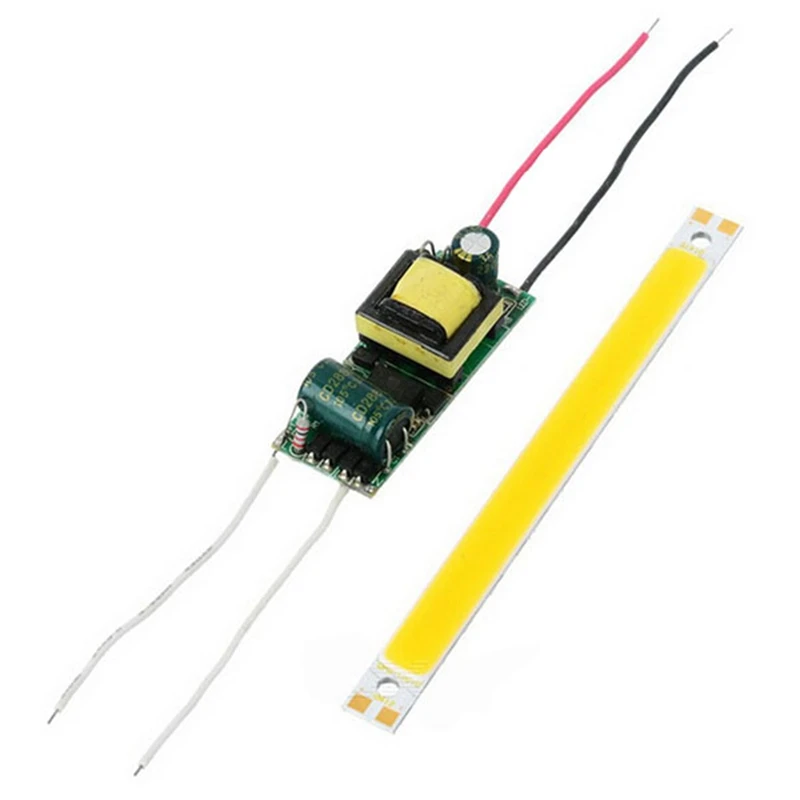 CLAITE COB Светодиодная панель чипа 5 Вт 10 DC12V 2000лм 120х10мм DIY светодиодный чип с