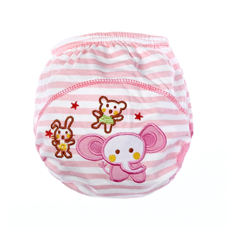 Infant Baby Kids Cartoon Washable Reusable Mesh Nappy Diaper Training Pants Soft | Мать и ребенок