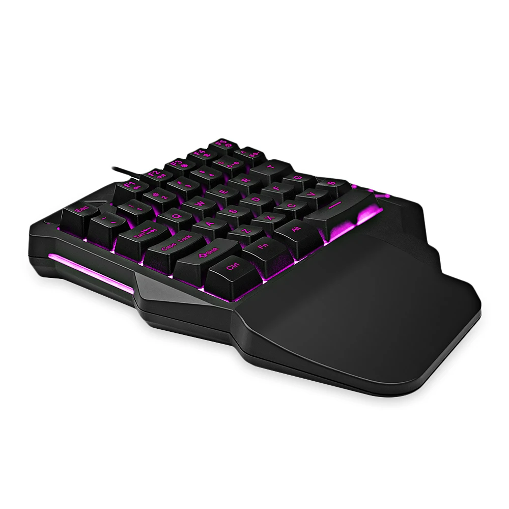 G92 Проводная игровая клавиатура с цветовой моделью RGB Подсветка 35 ключей помощью
