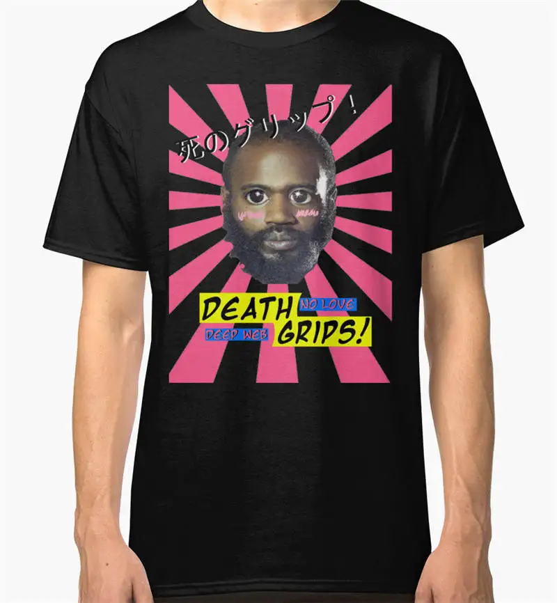 

100% Cotton Tee Tops Crew Neck Men Death Grips No Love Short-Sleeve Printing Machine T Shirts