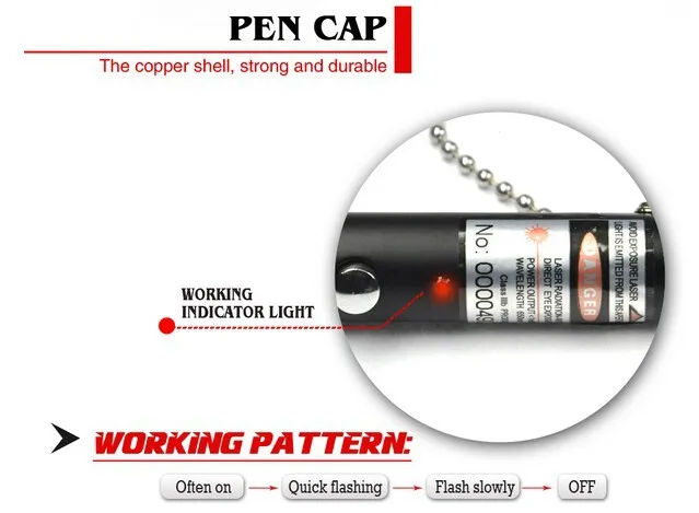 NV-VFL650-5 pen cap and working pattern