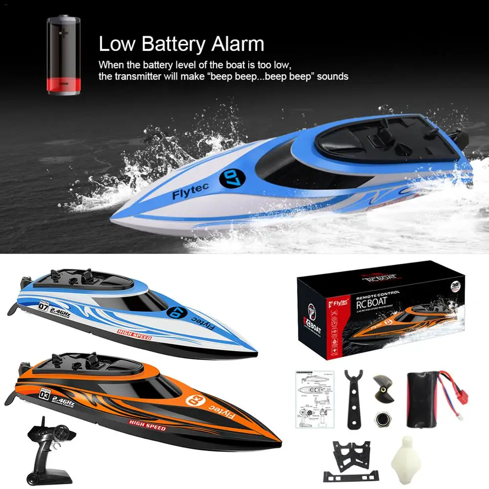 

For Flytec Remote Control Boat Racing Rowing Boat Water Induction High Speed Electric Remote Control Boats Outdoor Toy