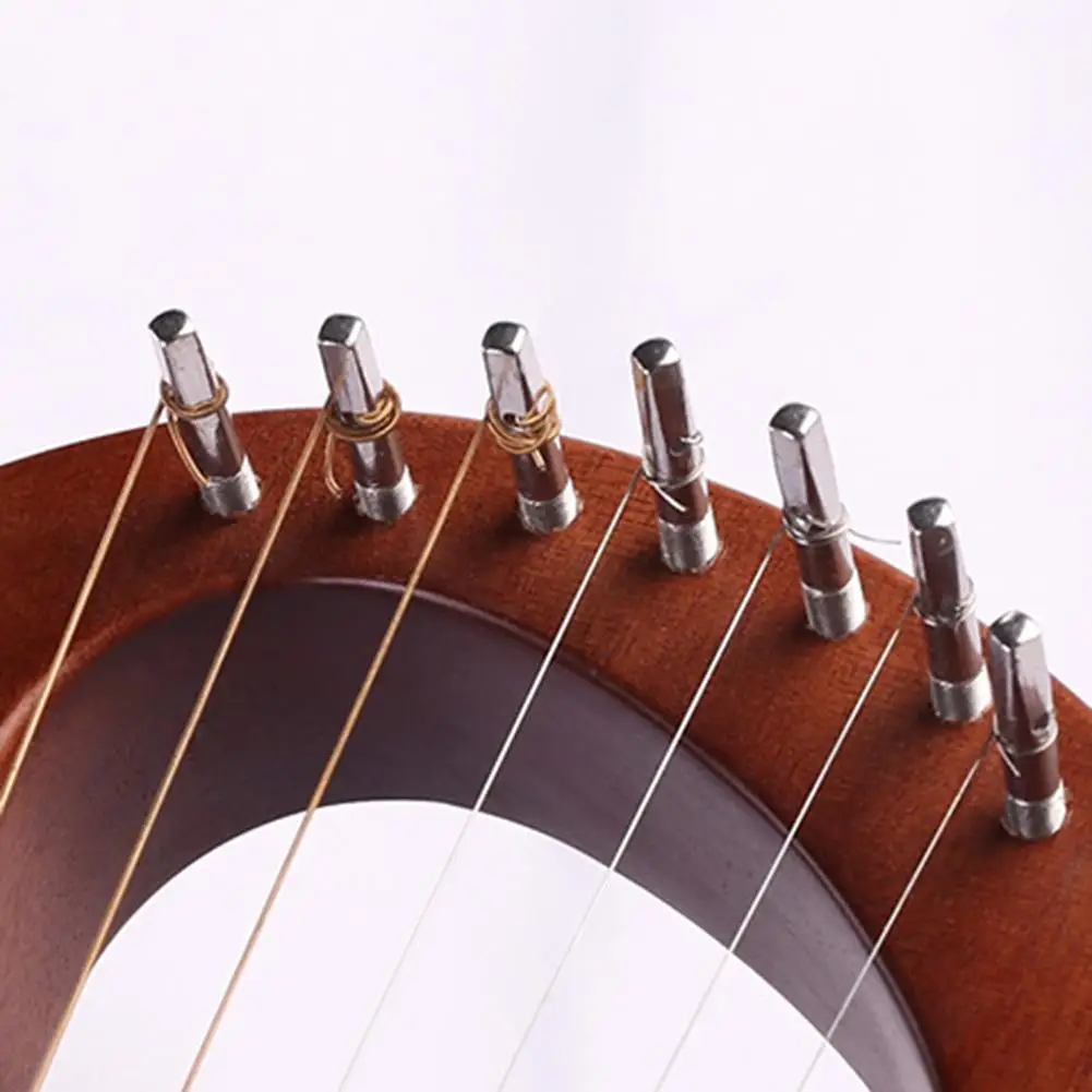 Креативный Лира инструмент семь струн маленькая арфа Lerqin Liqin простой греческий струнный музыкальный инструмент