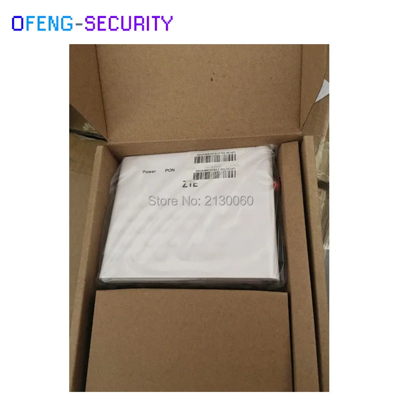 Лучшая цена ZXA10 F643 GPON onu ONT FTTH работает вместе с вашим маршрутизатором FTTO 1GE Порты и