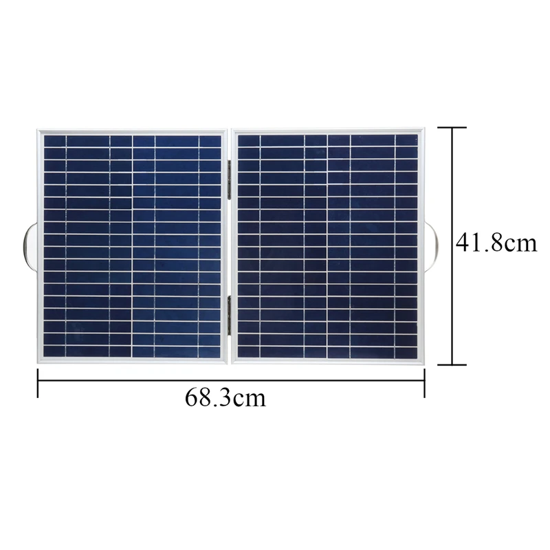 60W18V Складная портативная солнечная панель монокристаллическая солнечная панель с автомобильным зарядным устройством для наружного кемпинга аварийный светильник водонепроницаемый