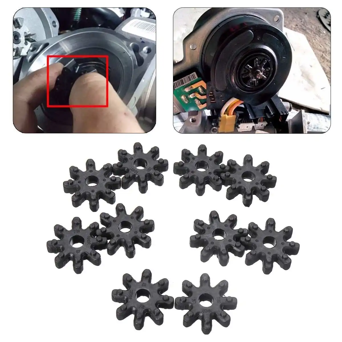 

10pcs 56315-2K000FFF Flexible Coupling Steering Coupler For Hyundai/Kia 2007-2014 Trailer Couplings & Accessories Rubber 2.9cm