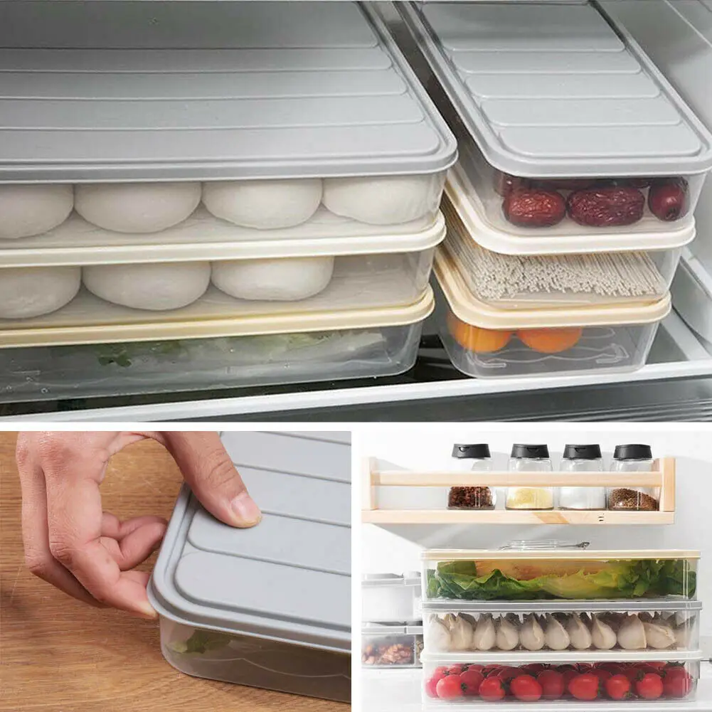 Unique Kitchen Storage Box With Lid for Large Space