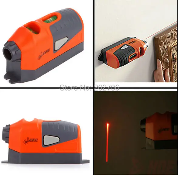 

Hot sale Laser Level Mini Vertical Spirit Level Tool Laser Guided Level Line Measurement Gauge Tool
