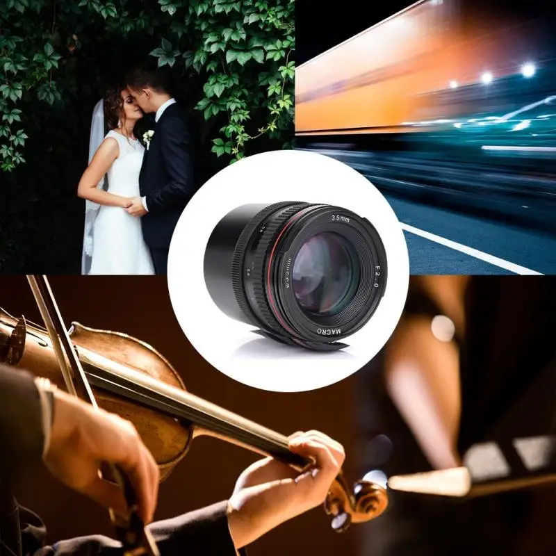 Ручная линза Foucs F1.4 с большой диафрагмой 50 мм для Sony E беззеркальное крепление